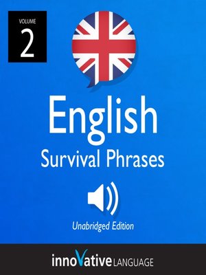 cover image of British English Survival Phrases, Volume 2